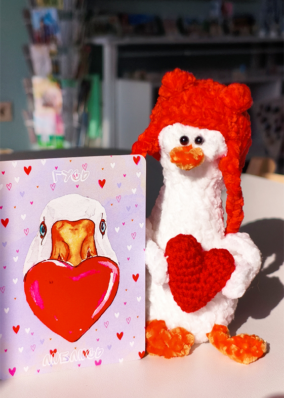 Игрушка «Гусь в шапочке»