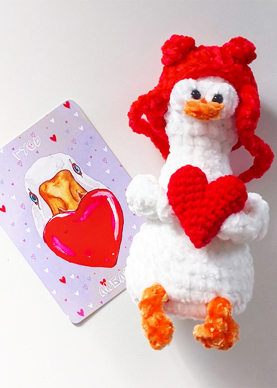 Игрушка «Гусь в шапочке»